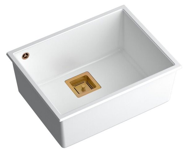 Granite sink DAVID 50 White