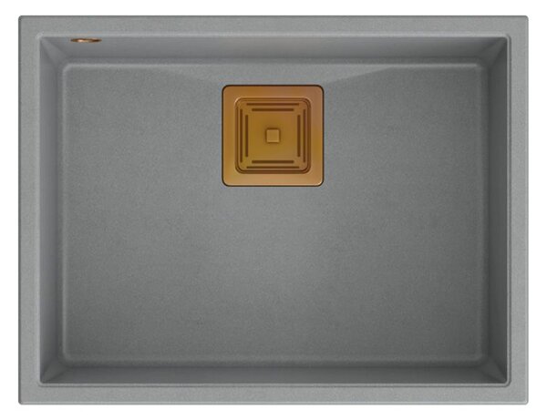 Granite sink DAVID 50 Grey Metallic