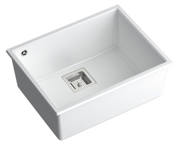 Granite sink DAVID 50 White
