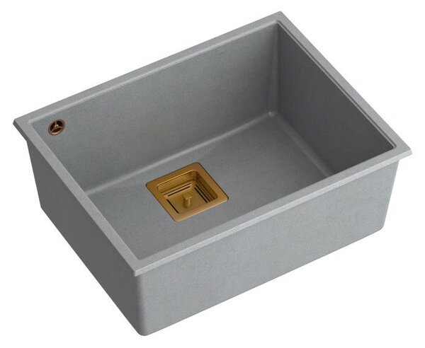 Granite sink DAVID 50 Grey Metallic