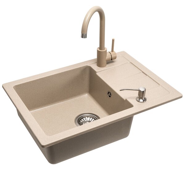 Sinks granit Nils Beige set 5in1
