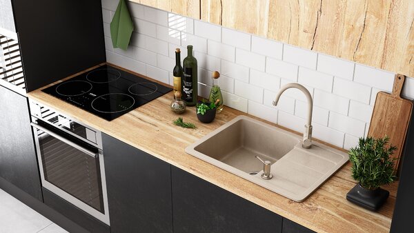 Sinks granit Nils Beige set 5in1