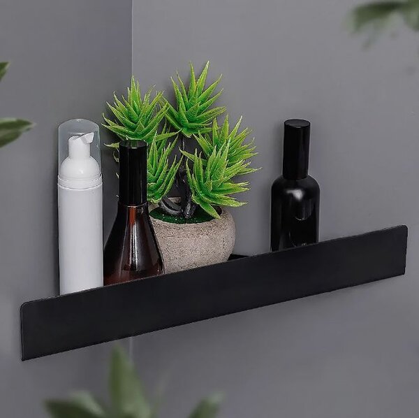 Bathroom shelf SF07 black matt