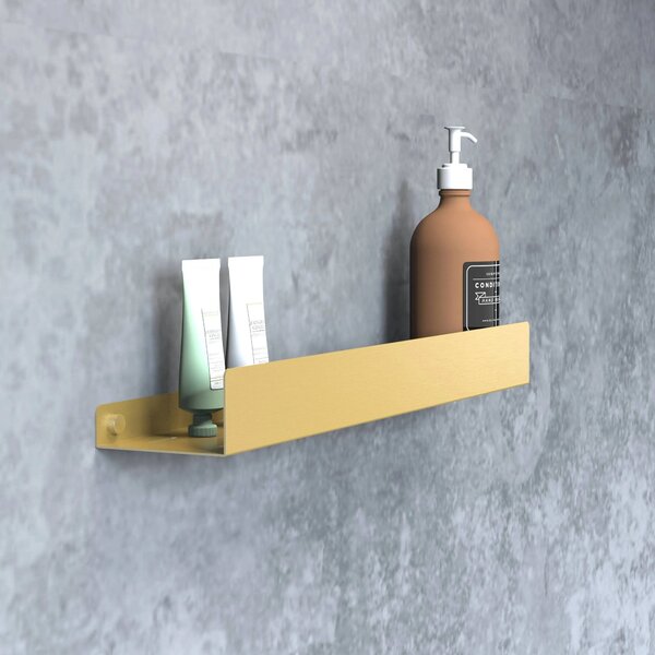 Bathroom shelf SF04 60cm gold brush