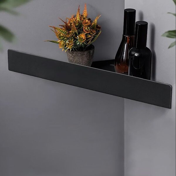 Bathroom shelf SF07 black matt