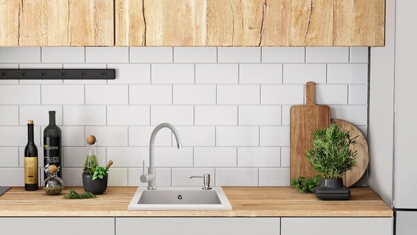 Sinks granit West white
