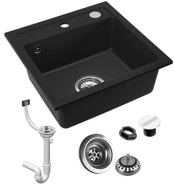 Sinks granit West black metalic