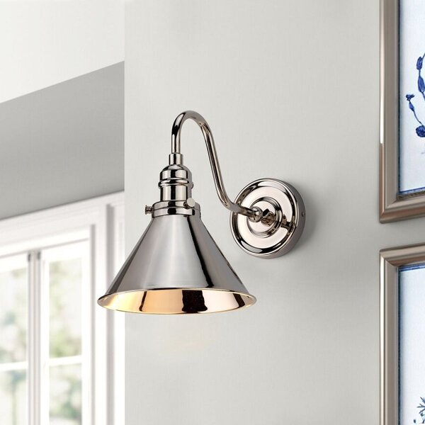 PV1 PN Polished Nickel Provence French Style Wall Light