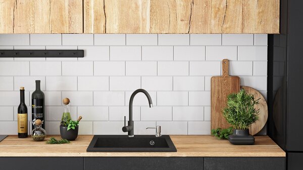 Sinks granit West XL black dots