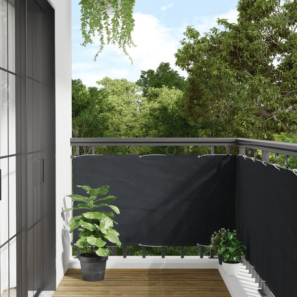 Balcony Screen Oxford Fabric 75x600 cm Anthracite