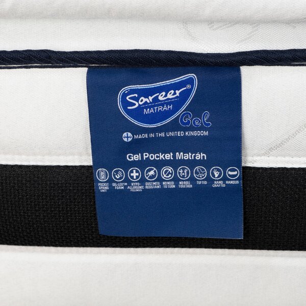 Sareer Matrah Gel Pocket Pillow Top Mattress