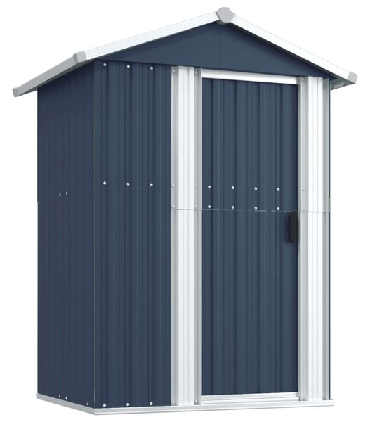 Garden Shed Anthracite 126x97.5x177 cm Galvanised Steel