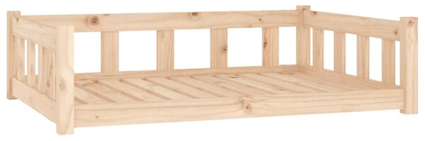 Dog Bed 105.5x75.5x28 cm Solid Wood Pine