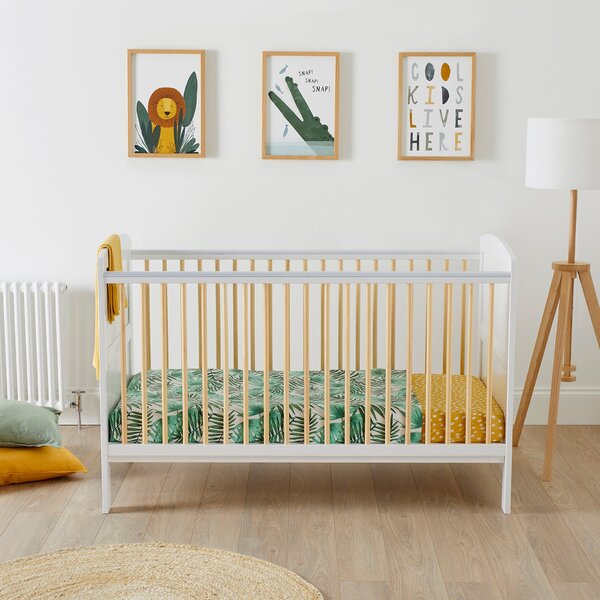 Coleby Scandi Cot Bed White