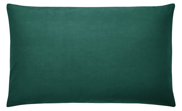 Pure Cotton Box Pillowcase Emerald