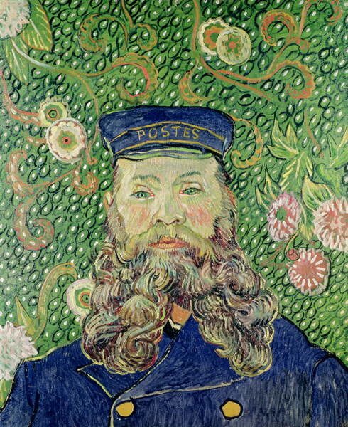 Vincent van Gogh - Fine Art Print Portrait of the Postman Joseph Roulin, 1889, (35 x 40 cm)