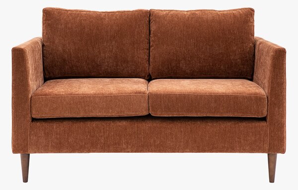 Sloucher 2 Seater Sofa in Rust