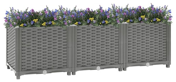 Raised Bed 120x40x38 cm Polypropylene