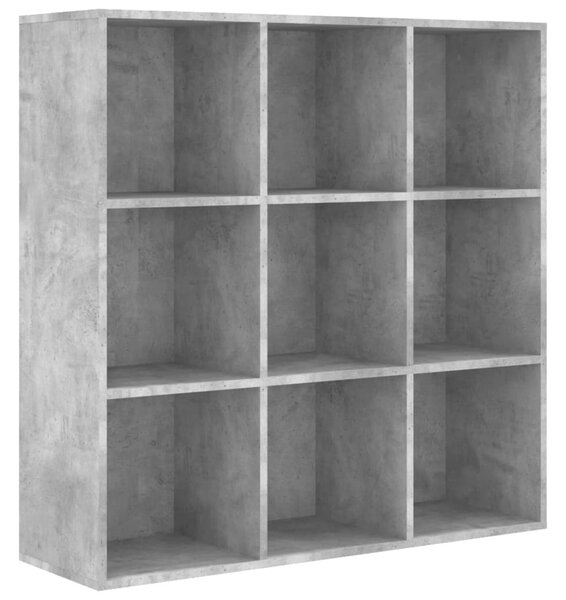 Book Cabinet Concrete Grey 98x29x97.5 cm Engineered Wood