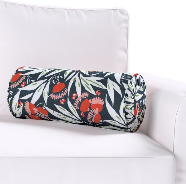 Bolster cushion with pleats