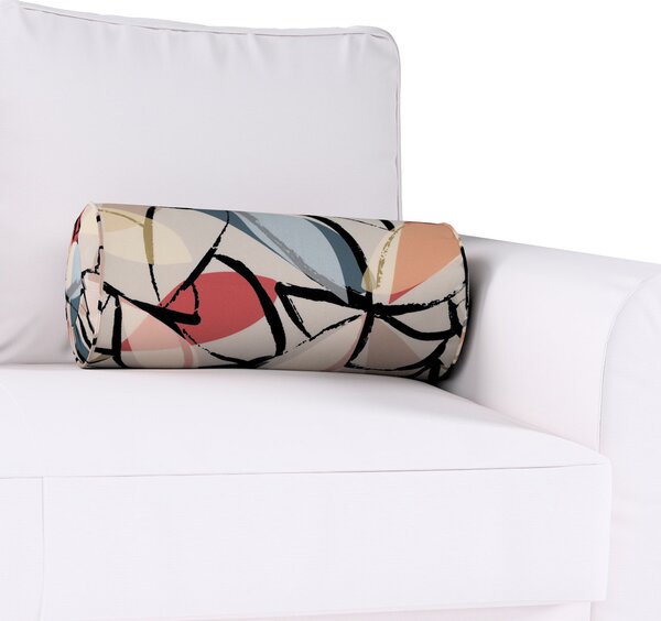 Bolster cushion with pleats