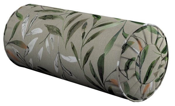Bolster cushion with pleats