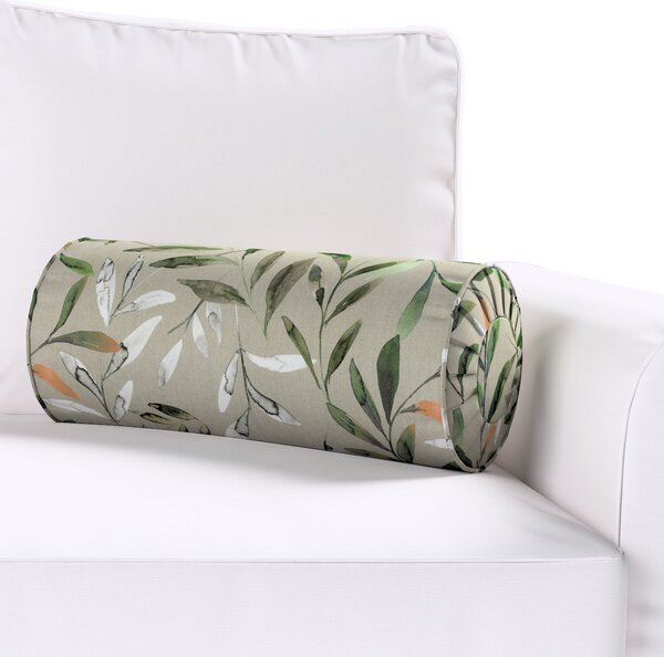 Bolster cushion with pleats