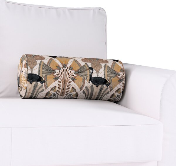 Bolster cushion with pleats