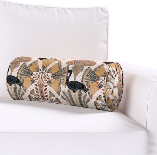 Bolster cushion with pleats