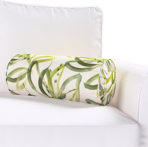 Bolster cushion with pleats