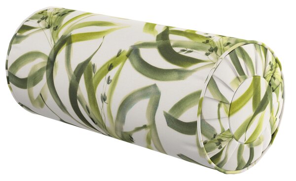Bolster cushion with pleats
