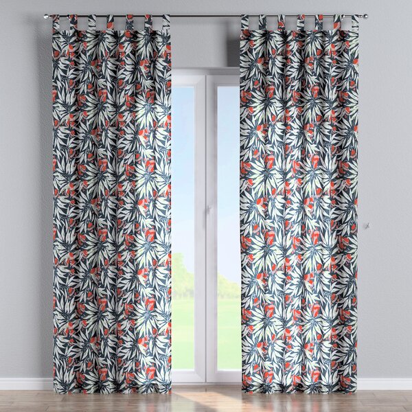 Tab top curtain