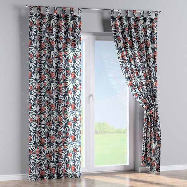Tab top curtain