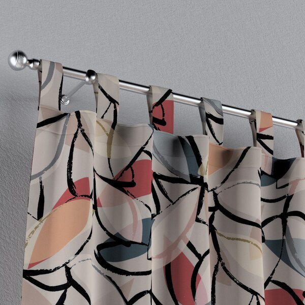 Tab top curtain