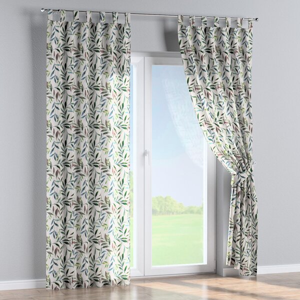 Tab top curtain