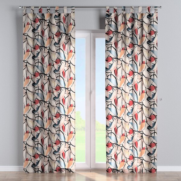 Tab top curtain