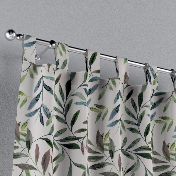 Tab top curtain