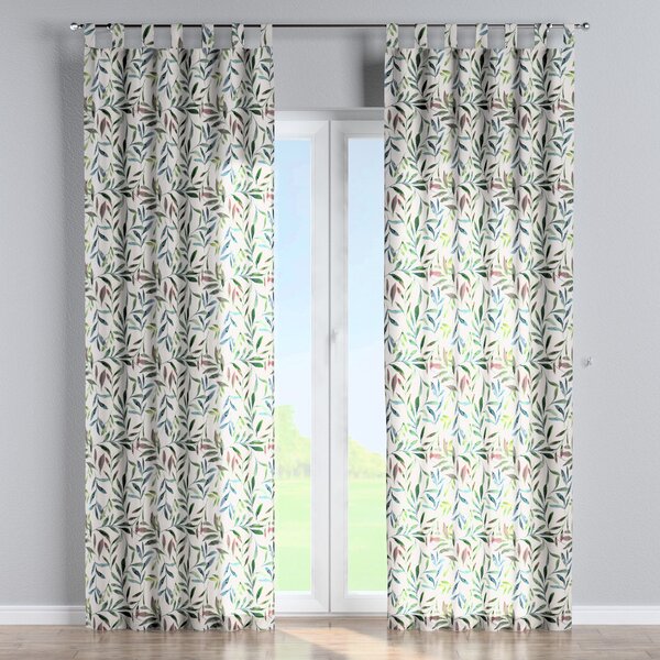 Tab top curtain