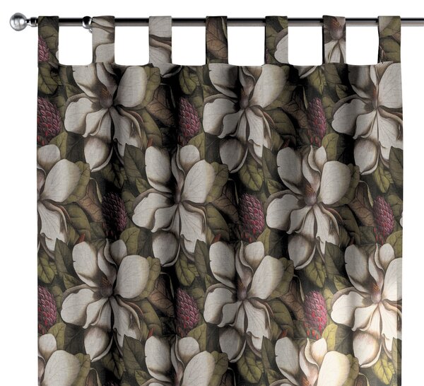 Tab top curtain