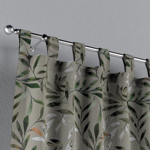 Tab top curtain