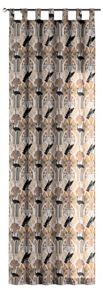 Tab top curtain