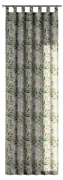 Tab top curtain