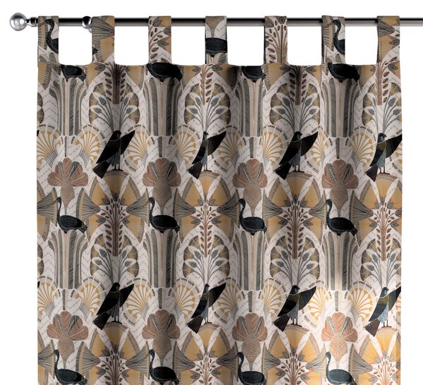 Tab top curtain