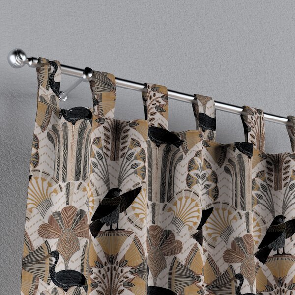 Tab top curtain