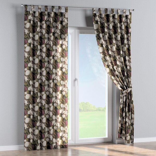 Tab top curtain