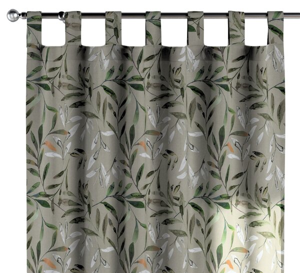 Tab top curtain