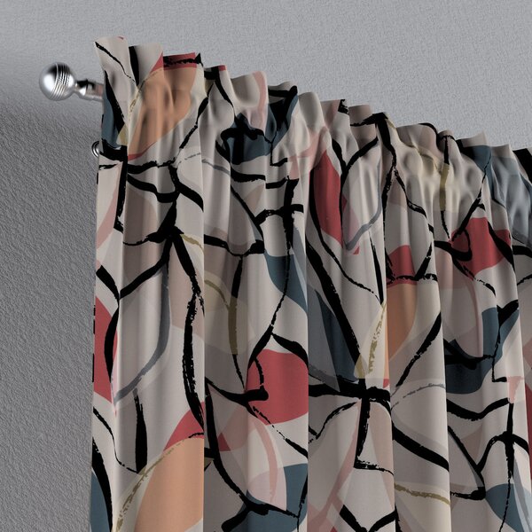 Slot and frill curtain