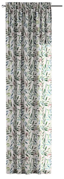 Slot and frill curtain