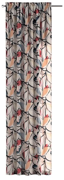 Slot and frill curtain