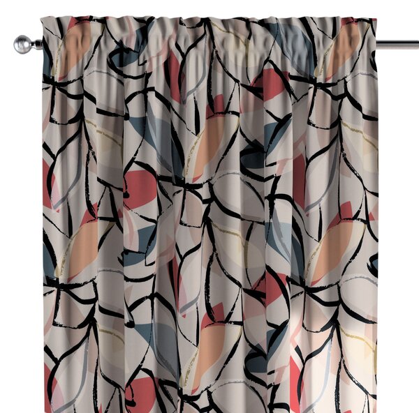 Slot and frill curtain
